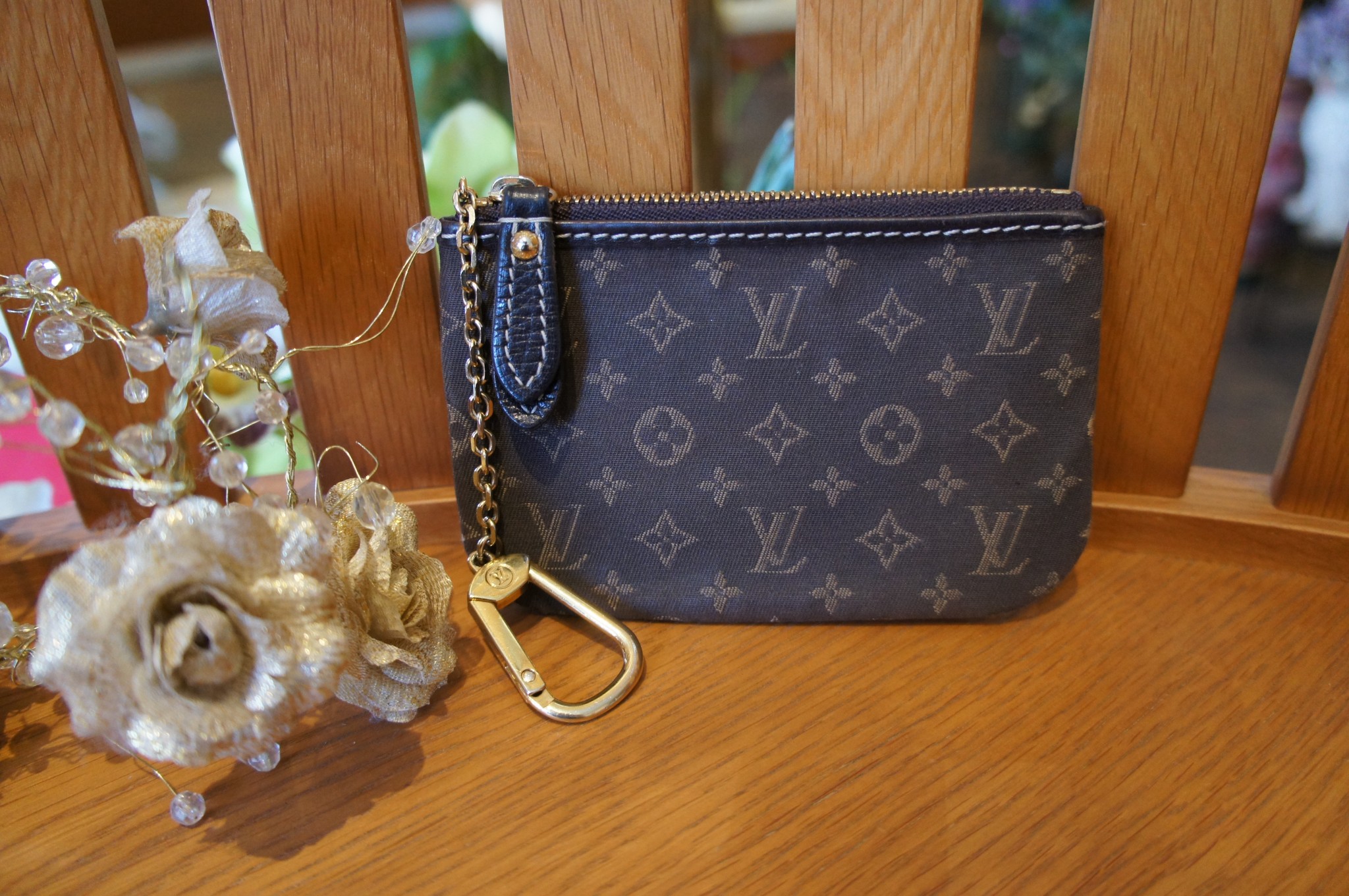 正規品LOUIS VUITTON モノグラムミニラン ポシェットクレ カーキ ☆ルイ・ヴィトン☆モノグラムミニラン(カーキ)ポシェット・クレ